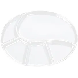 Kela Fondueteller Vroni Keramik weiß 28,0x22,0x2,5cm