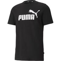 Puma Herren ESS Logo Tee T shirt, Puma Black, 4XL EU