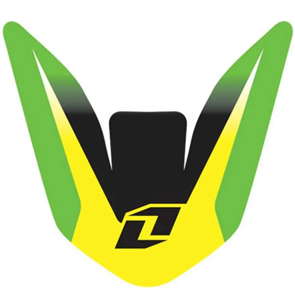 One Industries Kawasaki Kx 250f/kx 450f 09-12 Front Fender Grafik-kit - Green / Black / Yellow - One Size