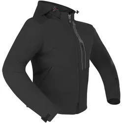 Richa Nuclear WP wasserdichte Damen Motorrad Textiljacke, schwarz, Größe M