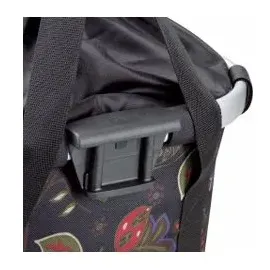 KLICKfix Bikebasket folklore schwarz