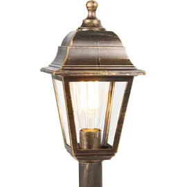 QAZQA Laterne Kunststoff 122 cm IP44 1 Stück Antikgold