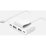 Belkin BoostCharge 4-Port USB-C Adapter weiß
