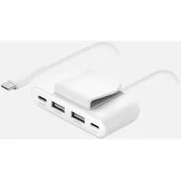 Belkin BoostCharge 4-Port USB-C Adapter weiß