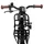 vidaXL Kinderfahrrad 12 Zoll schwarz