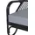 Hofmann Living And More Loungesessel Handgeflochten Polyester 1 x 1 x 1 cm Schwarz mit Kissen