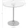INOSIGN Beistelltisch INOSIGN, grau (nickelfarben, nickelfarben, klarglas, 47), B:45cm H:47cm T:45cm, Tische, Beistelltisch