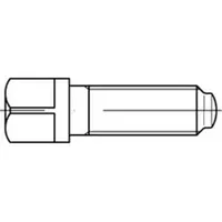 Industrial Quality Supplies DIN 480 Vierkantschraube VG M16x50 Stahl