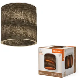 LEDVANCE Decor Kartonzylinder Decke E27 braun