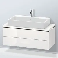 Duravit L-Cube Waschtischunterschrank, 2 Auszüge, LC580908585,