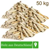 Flameup - Anmachholz Anzündholz Kiefer 50 kg Anfeuerholz Brennholz Feuerholz Kaminholz Holz Anbrennholz Anzünder Kiefernholz Kammergetrocknet Grill