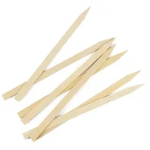 daybays 100% stk. Flachspieße aus 100% Bambus 35 cm Flache für Kebap (Adana) mit Scharfe und Flache Spitze