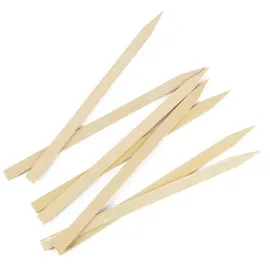 daybays 100% stk. Flachspieße aus 100% Bambus 35 cm Flache für Kebap (Adana) mit Scharfe und Flache Spitze