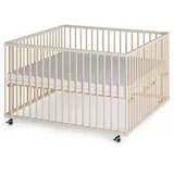 Sämann Laufgitter XXL Matratze Cloud Air sahara dust/natur Premium Kollektion | Gr.: 100x100 cm