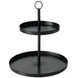 Boltze Samina Etagere schwarz 32cm (1 Stück)
