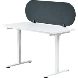 Beliani Schreibtischtrennwand Sparky 120 x 40 x 2 cm