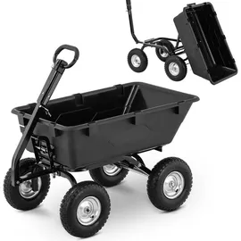 Hillvert Bollerwagen 550 kg schwarz
