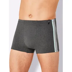 Panty WÄSCHEPUR, Herren, Gr. 5, bunt (weiß, grau, anthrazit), 95% Baumwolle, 5% Elasthan, Unterhosen