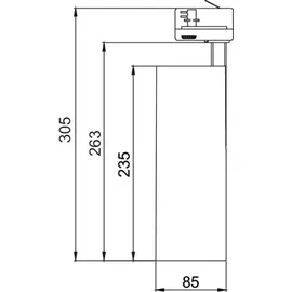 Brumberg Leuchten LED-Schienenstrahler 930, weiß 88397173