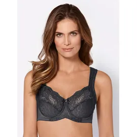 MISS MARY OF SWEDEN Jacquard & Lace Bügel-BH Dunkelgrau 100C