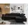 MKS Meble Eckcouch Schwarz 3-Sitzer