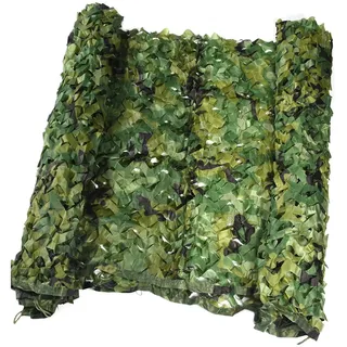 GUOGLZ Wasserdichtes Jagd-Tarnnetz 4x4 4x8 5x10 8x8 10x10 Verstärktes Tarn-Sonnensegel, Tarnzubehör Durchbrochenes Schattentuch(1.0x1.0m/3.2x3.2ft)