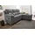 Atlantic Home Collection Ecksofa Conrad L-Form mit Relaxfunktion und Bettkasten 3-Sitzer Grau