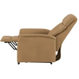Nils Olsen Fernsehsessel Agda Mikrofaser 87 x 106 x 85 cm Beige elektrisch