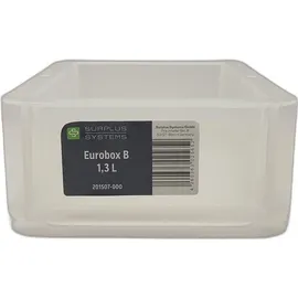 Multiroir Surplus Eurobox B 20x15x0,7 cm, Lagerkiste Transportbox Kunststoffbox Lagerbo