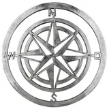 Gilde Dekofigur Alu Windrose (BxHxL) cm x 1 cm ? 50 cm weiß