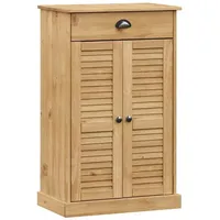 VidaXL Schuhschrank VIGO 60x35x96 cm Massivholz Kiefer