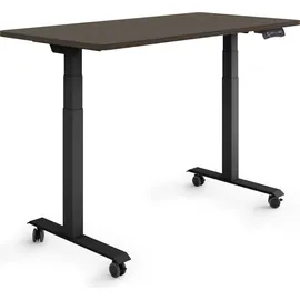 eSmart Schreibtisch EZX-132BE Ebenholz Dekor / Schwarz