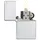 Zippo Sturmfeuerzeug High Polish Sterling Silver with Slashes, Benzinfeuerzeug