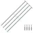 vidaXL Fenstergitter Verstellbar mit 4 Querstäben 1000-1500 mm