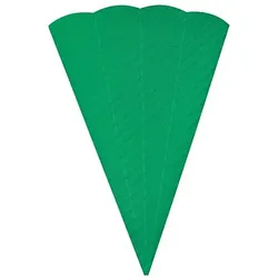 Wellpappe-Schultüte, grün, 68 cm
