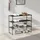 Relaxdays Schuhregal 68 x 55 x 30 cm schwarz