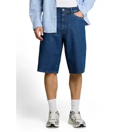 Tom Tailor DENIM Herren TTWAYLEN RELAXED Jeans Shorts, blau, Uni, Gr. XL