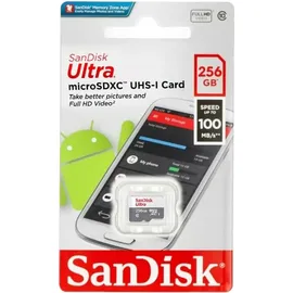 SanDisk Ultra microSDXC 256GB, UHS-I, Class 10 (SDSQUNR-256G-GN3MN)