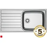 Franke Spark SKL 611-100(50) - 101.0727.746 Edelstahlspüle Leinen Einbauspüle