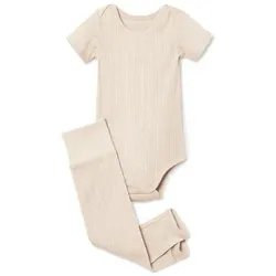 Tchibo - Baby-Body und -Leggings - Creme - Baby - Gr.: 98/104 - weiß - 98/104