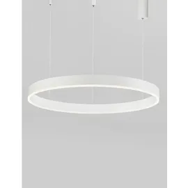 Nova Luce Motif 1-flg. Ø 80 cm rund weiß