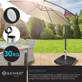 Kesser Schirmständer Granit 30 kg Grau