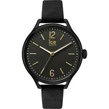 ICE-Watch Ice Time Black Gold Leder 38 mm 001