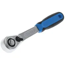 Gedore Umschaltknarre 1/4 Zoll, 6,3 mm Antrieb, 9° Rückschwenkwinkel, 127 mm lang, 2K-Griff, 2093 U-20