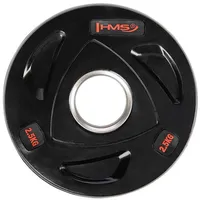 Hms fitness TOX Olympiascheibe Hantelscheibe 2,5 kg schwarz