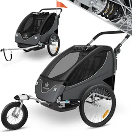 Kesser Kinderanhänger schwarz 2018