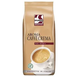 SPLENDID Espresso ganze Bohnen Aroma Caffé Crema 1000 g braun