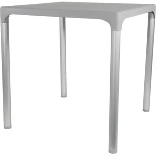Lesli Living Bella Gartentisch 70 x 70 x 72 cm grau