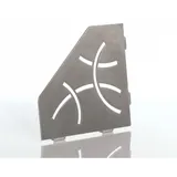 Schlüter Systems Schlüter Shelf E S2 Duschablage Eckregal Ablage Curve 75x195x195x75mm Edelstahl gebürstet