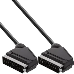 InLine Scart Anschlusskabel - Stecker / Stecker - 5m
